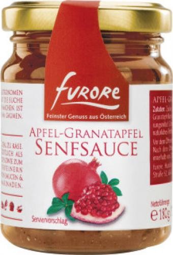 Furore - Apfel Granatapfel Senfsauce 180g
