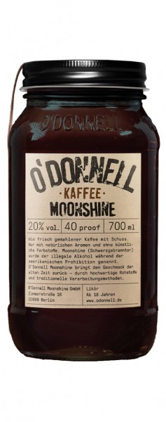 O'Donnell Moonshine Kaffee Alk.20vol.% 0,7l