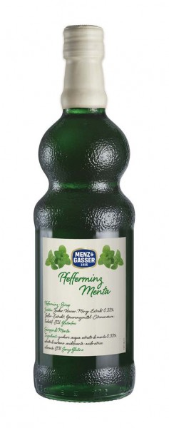 Menz &amp; Gasser - Sirup Pfefferminz 750 ml