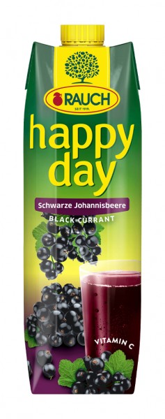 Rauch Happy Day schwarze Johannisbeere 1l