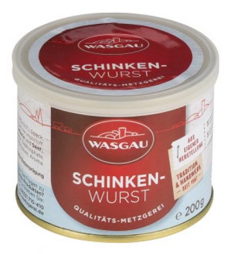 WASGAU - Schinkenwurst (200g-Dose)