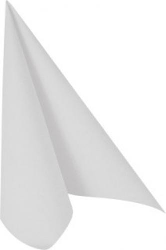 Papstar - Servietten 40 x 40 cm ROYAL Weiß 50 Stück 1/4 Falz