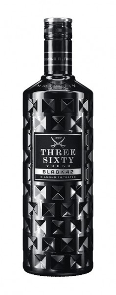 Three Sixty Black Vodka Alk.42vol.% 0,7l