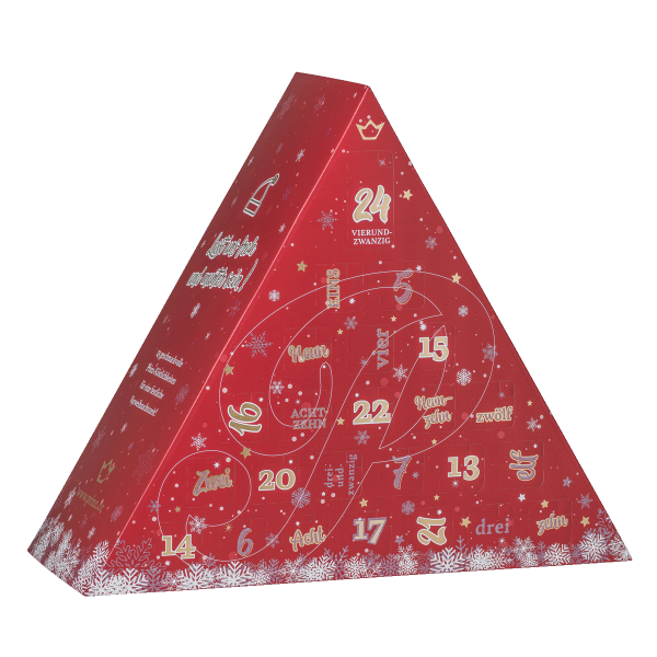 Prinz Adventskalender Klassik Alk.15-48vol.% 19x0,02l / 6x0,04l