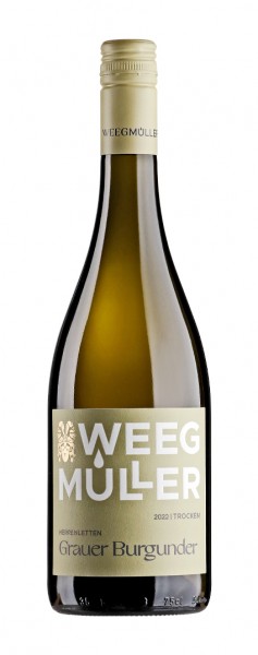 Weingut Weegmüller Grauer Burgunder trocken 2022 Weingut Weegmüller Wasgau Weinshop DE