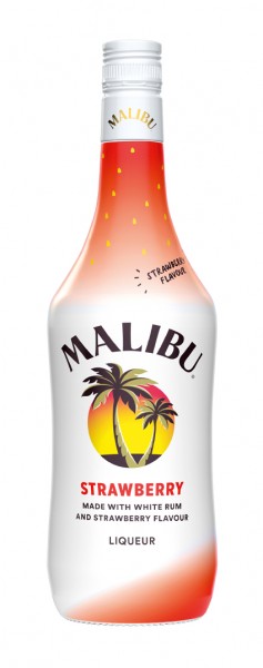 Malibu Strawberry 21%vol. 0,7l - Limited Edition