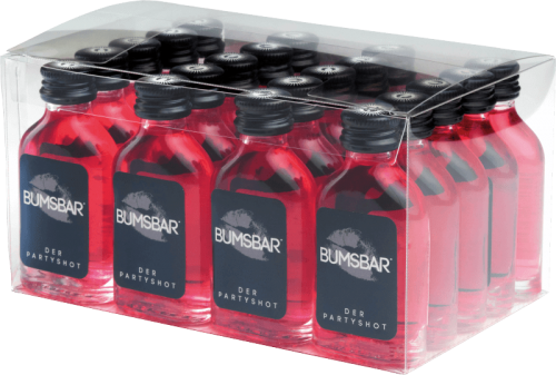 BUMSBAR - Granatapfellikör Alk.16vol.% 20x0,02l BUMSBAR - Granatapfellikör Alk.16vol.% 20x0,02l