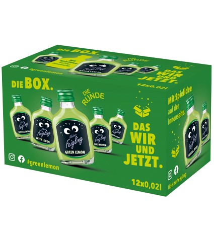 Kleiner Feigling Green Lemon Alk.15vol.% 12x0,02l